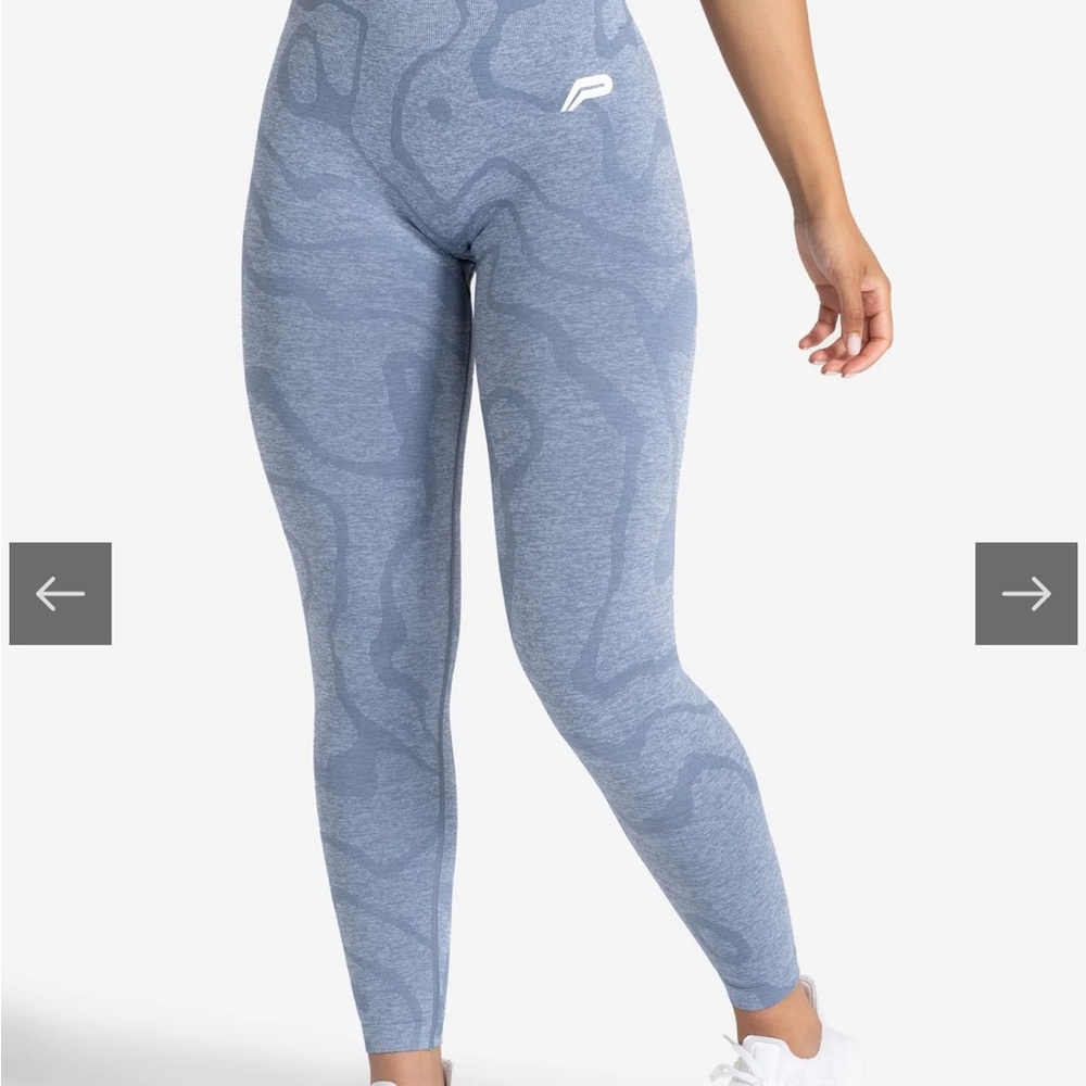 Stylish Blue Patterned Leggings